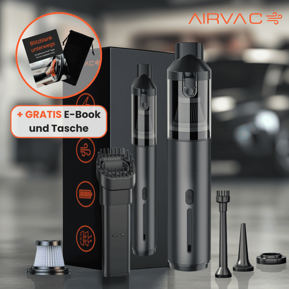 AirVac 2.0 by Novares - Der innovative Handstaubsauger