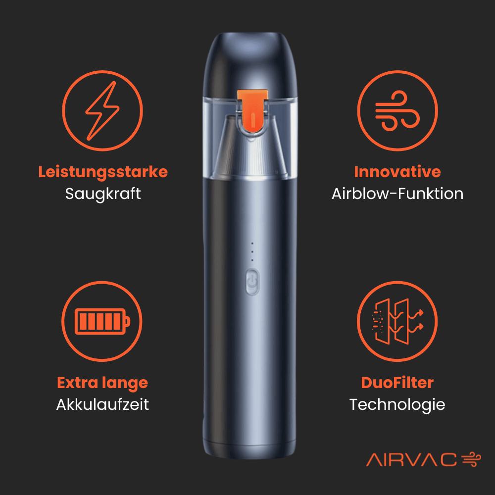 AirVac by Novares - Der innovative Handstaubsauger
