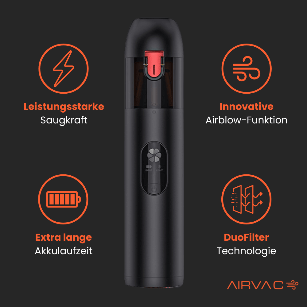 AirVac by Novares - Der innovative Handstaubsauger