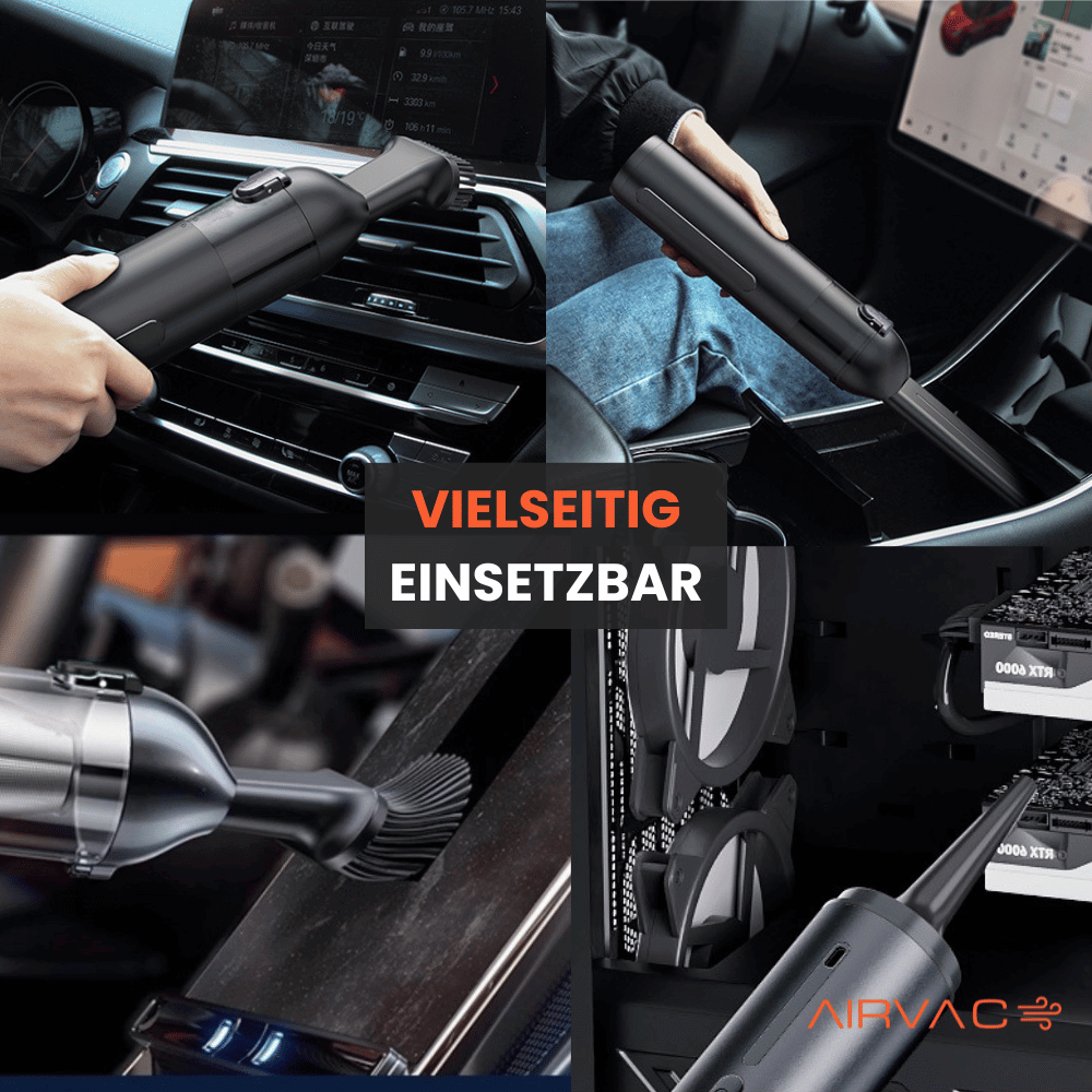 AirVac 2.0 by Novares - Der innovative Handstaubsauger