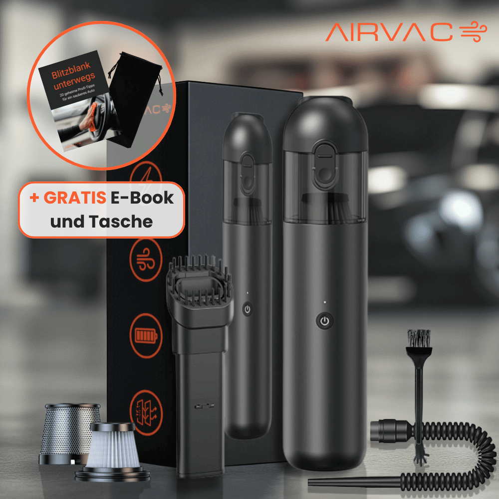AirVac 2.0 by Novares - Der innovative Handstaubsauger