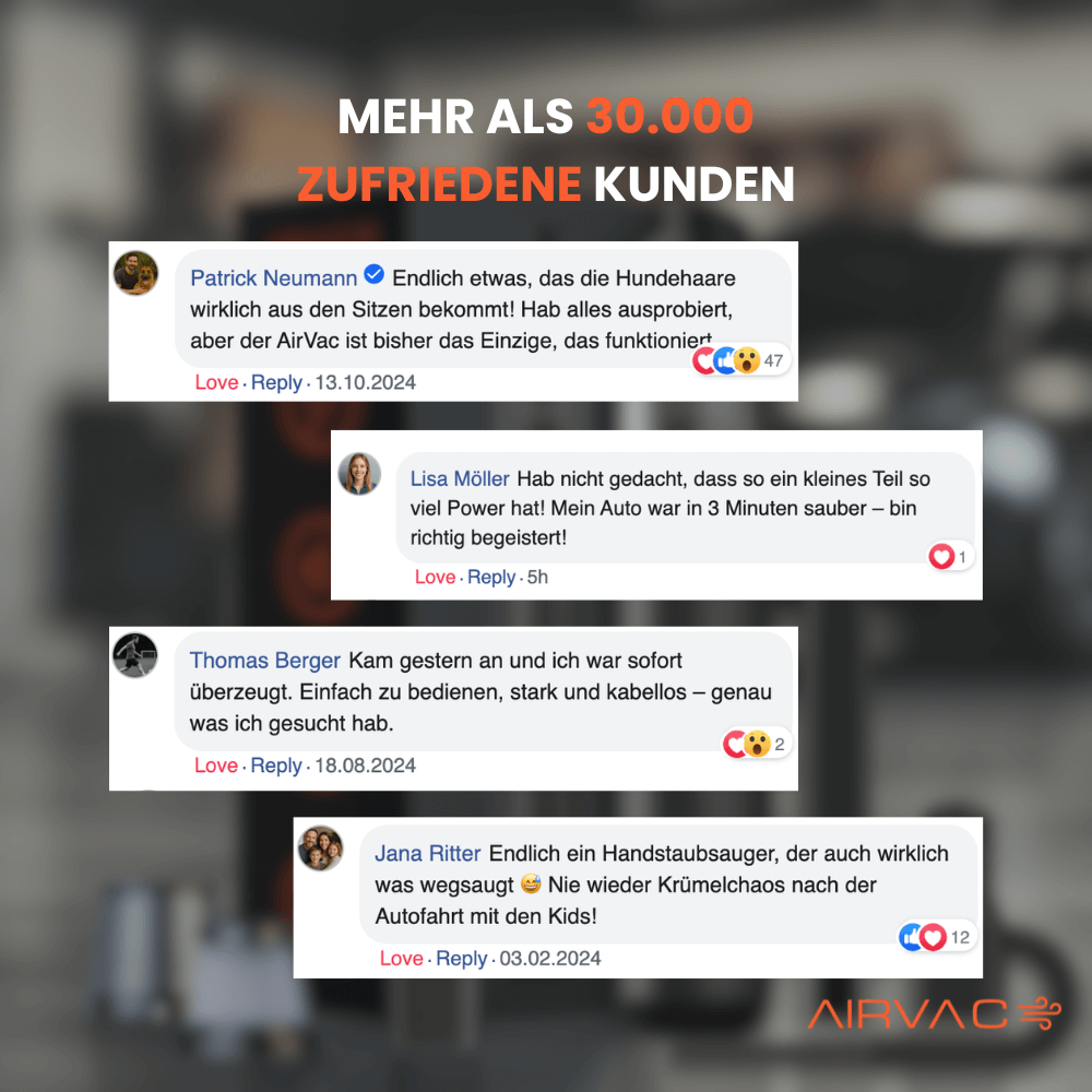 AirVac neo - Der innovative Handstaubsauger